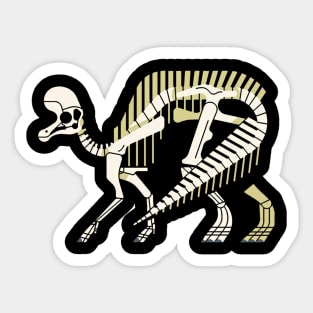 fosil lambeosaurus Sticker